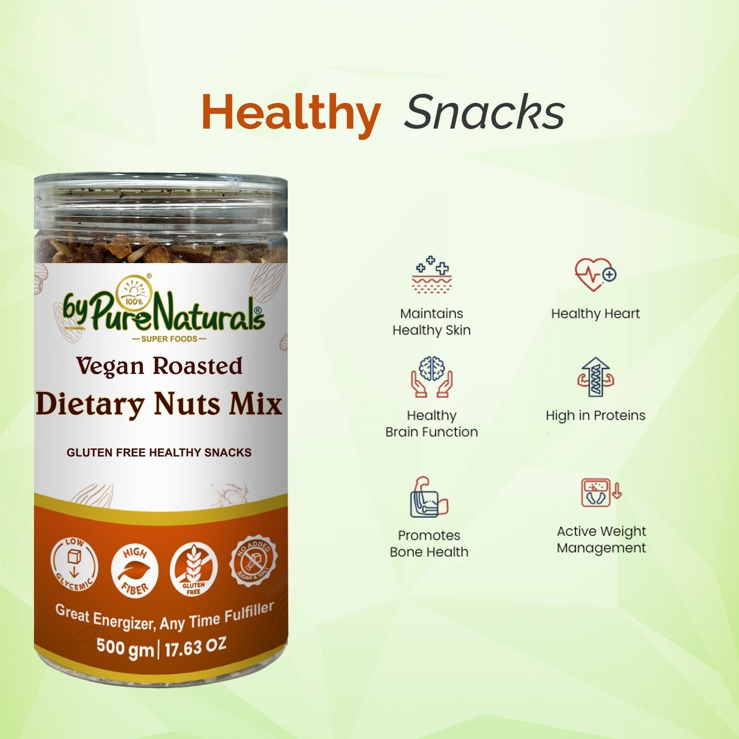 byPureNaturals Dietary Nuts Mix Vegan Roasted byPureNaturals