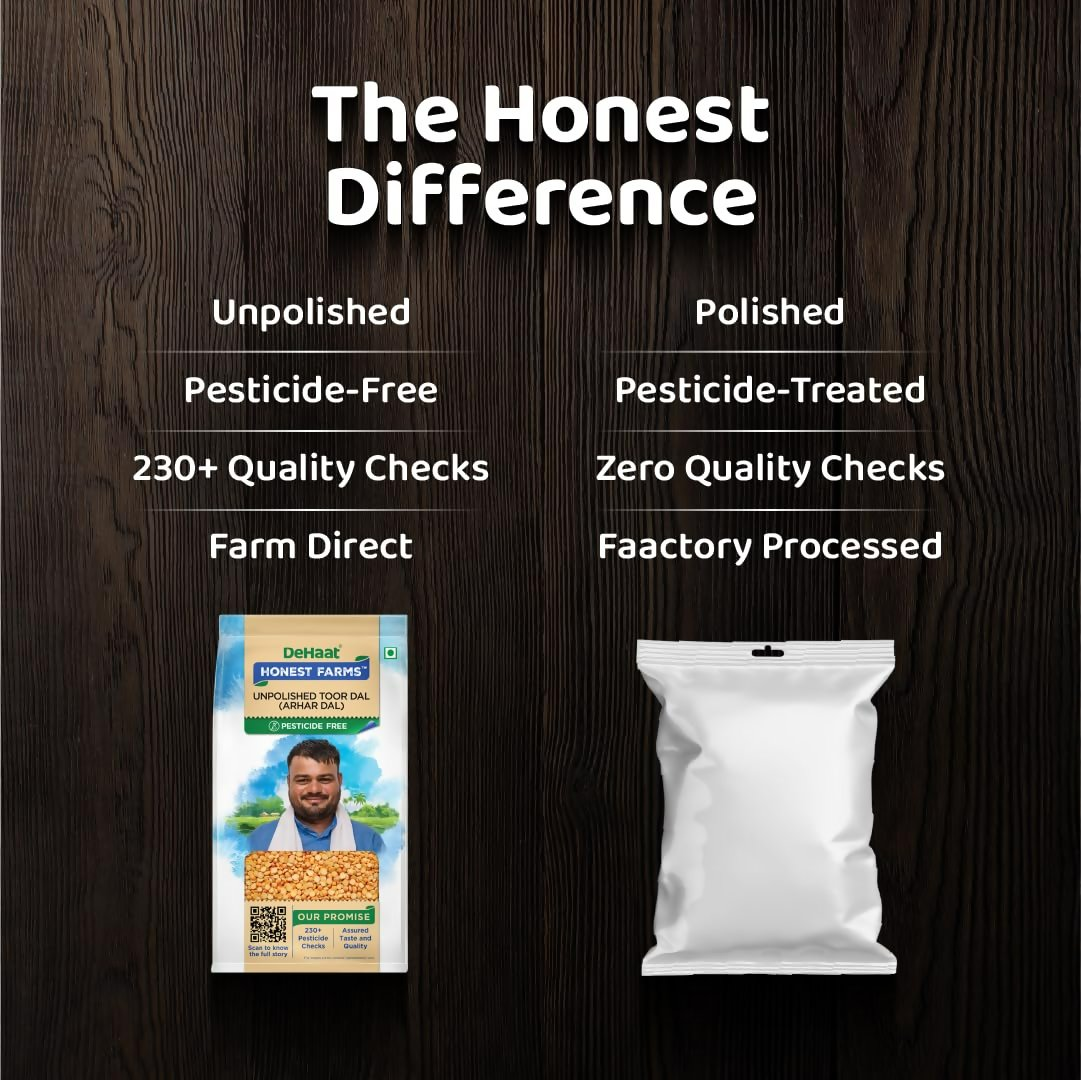 DeHaat Honest Farms Unpolished Toor Dal DeHaat