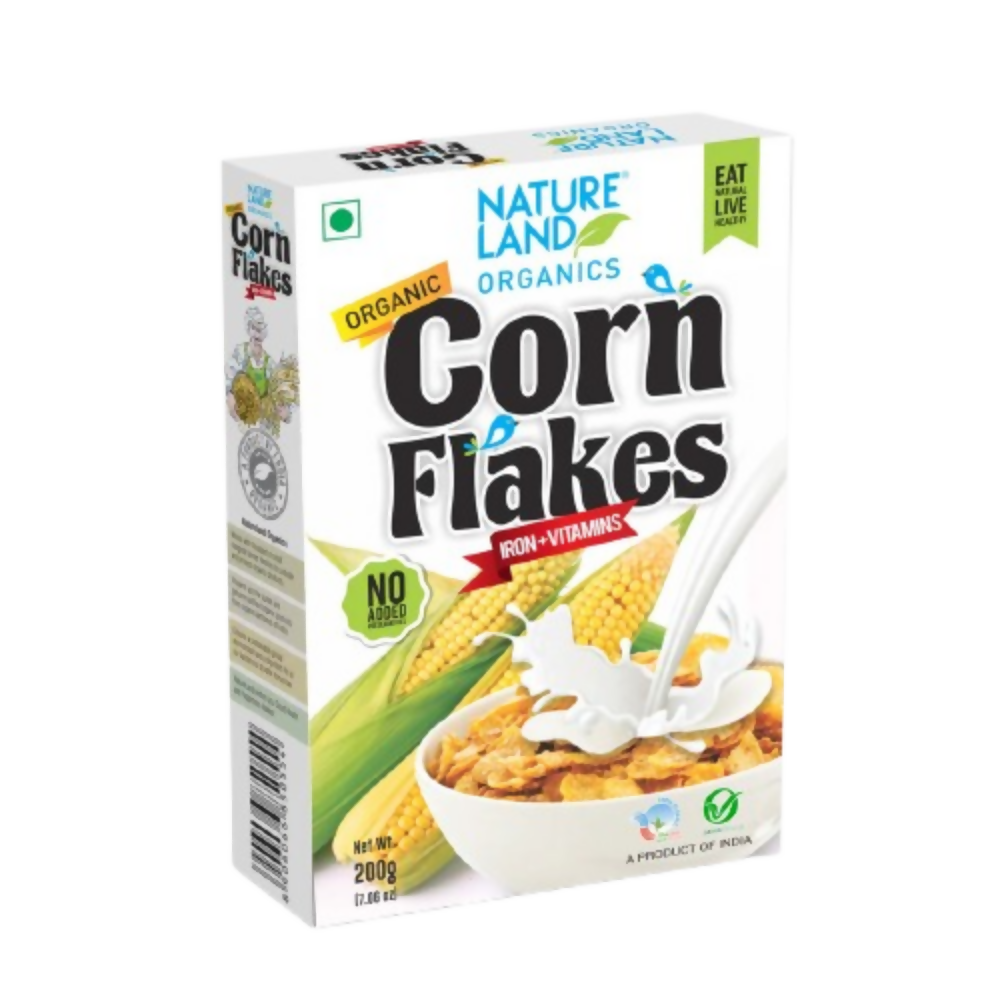 Nature Land Organics Corn Flakes - Safuron