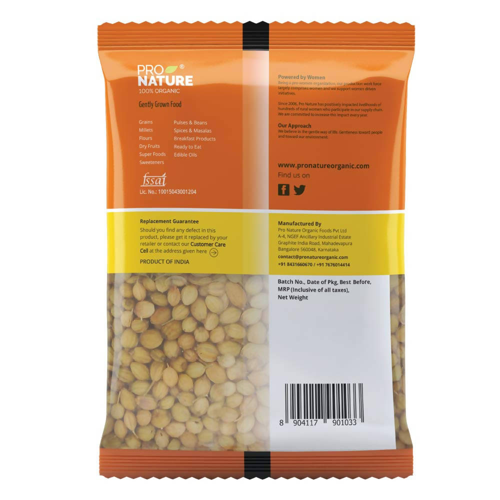 Pro Nature Organic Coriander (Whole) Pro Nature