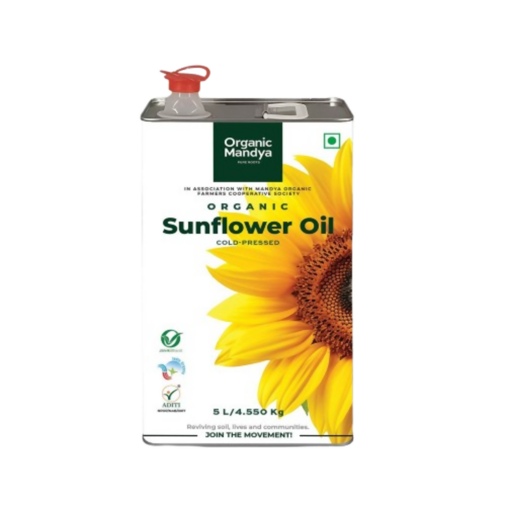 Organic Mandya Sunflower Oil - Cold Pressed - Safuron