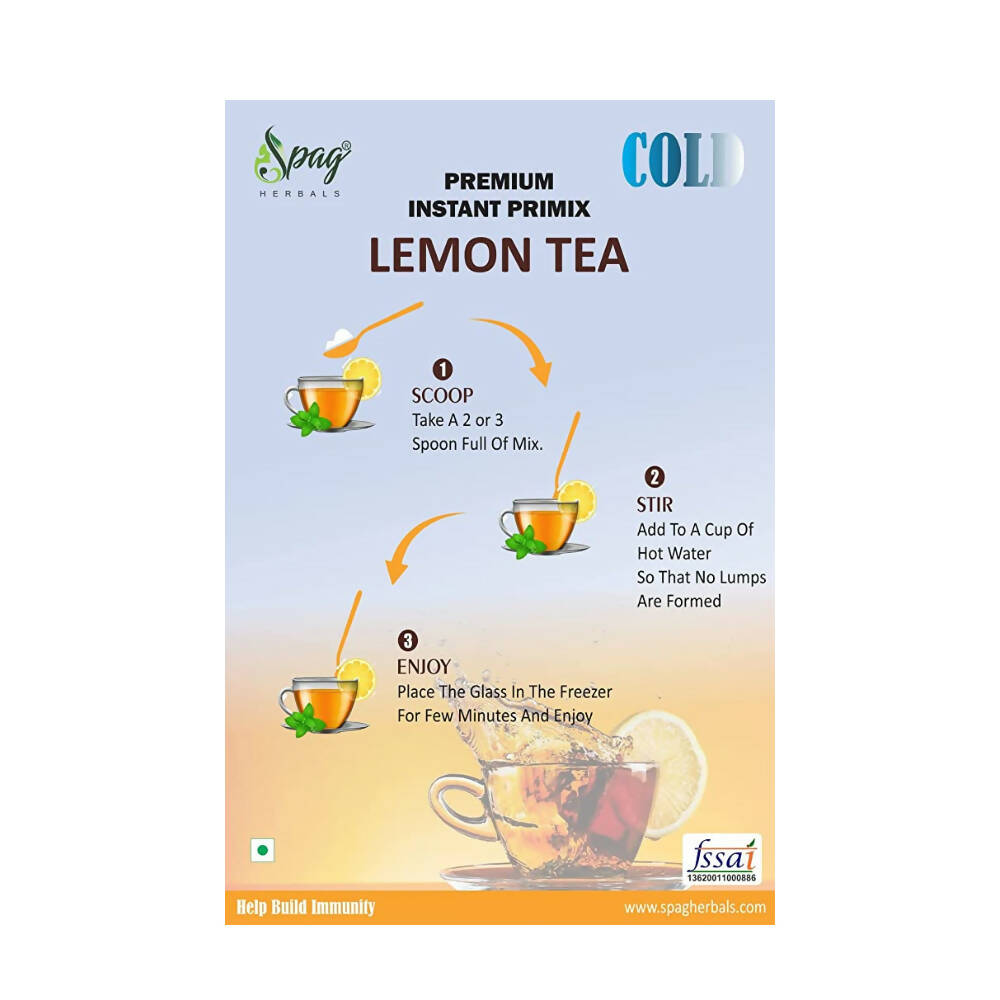 Spag Herbals Cold Instant Premix Lemon Tea Spag Herbals