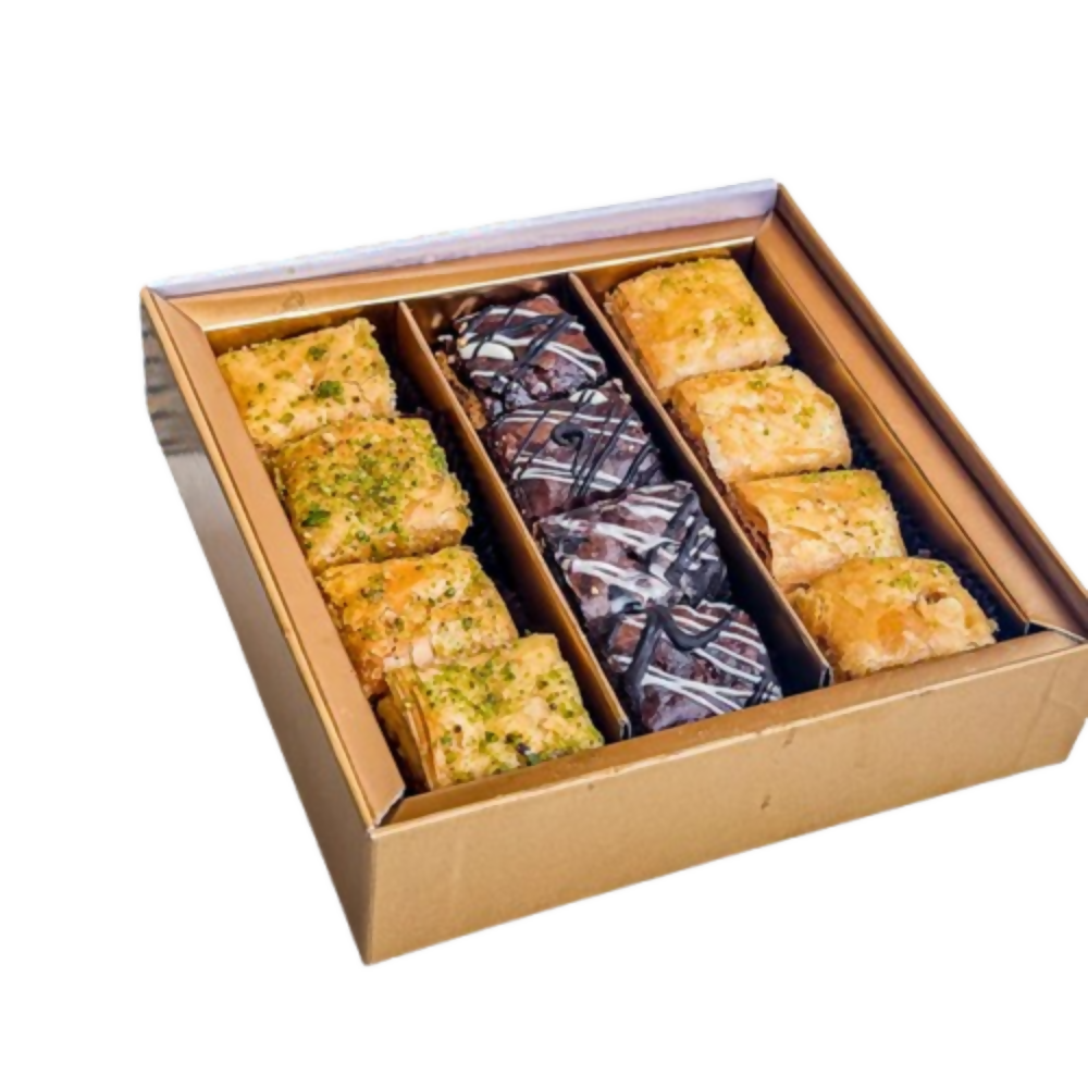 Gwalia Sweets Assorted Square Baklawa Box - Safuron