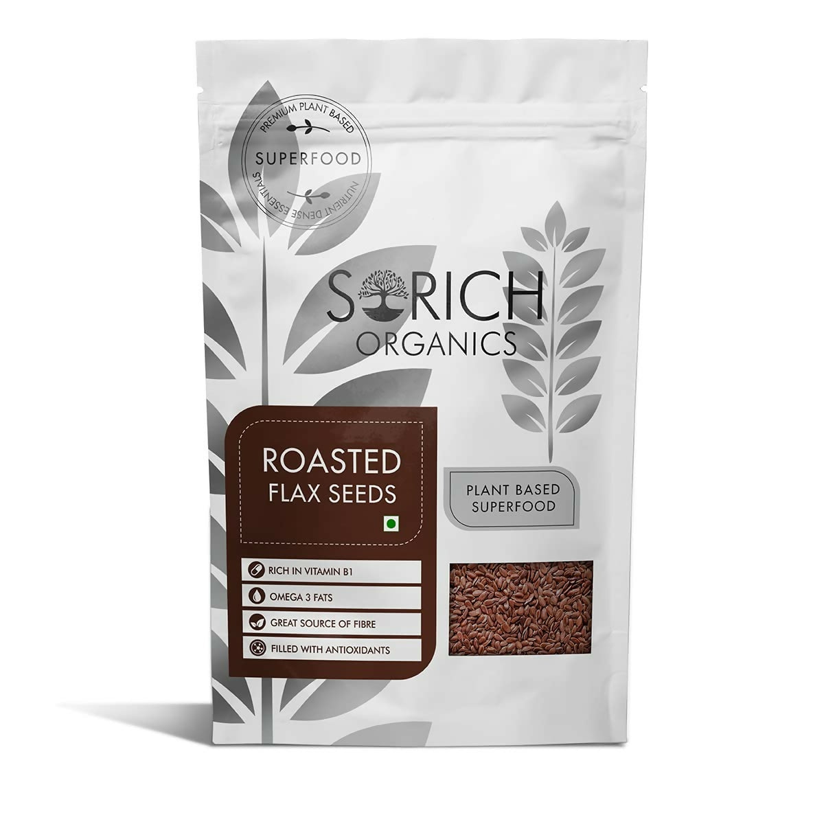 Sorich Organics Roasted Flax Seeds - Safuron