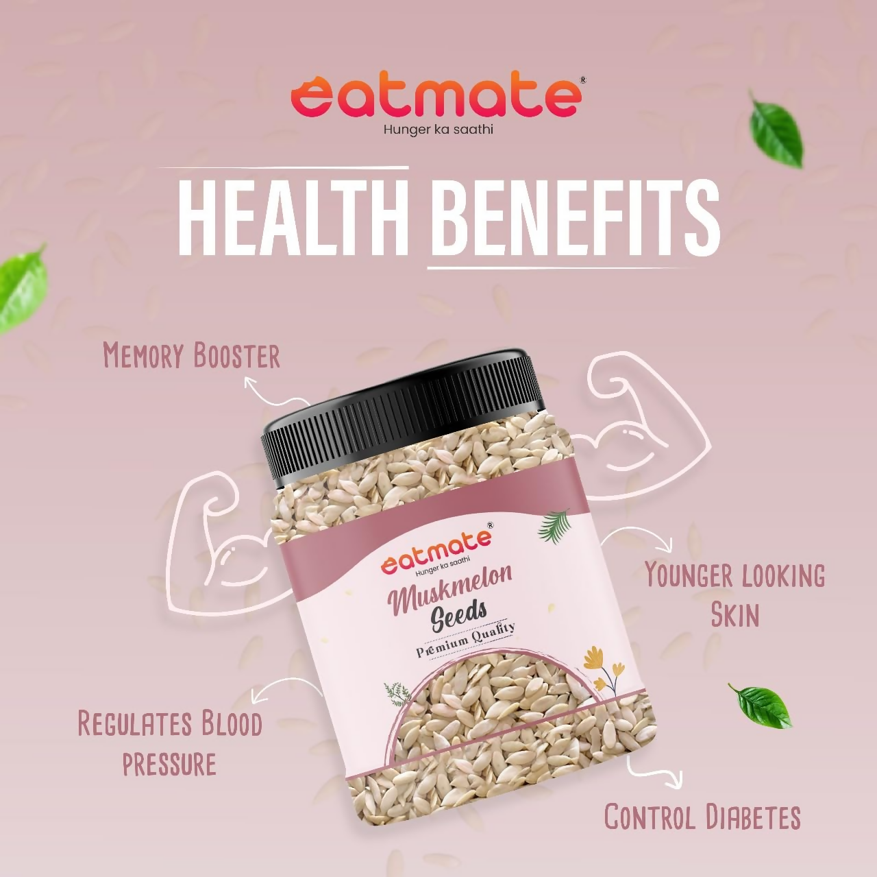 Eatmate Natural Muskmelon Seeds Eatmate