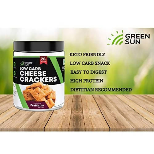 Green Sun Low Carb Cheese Crackers Green Sun