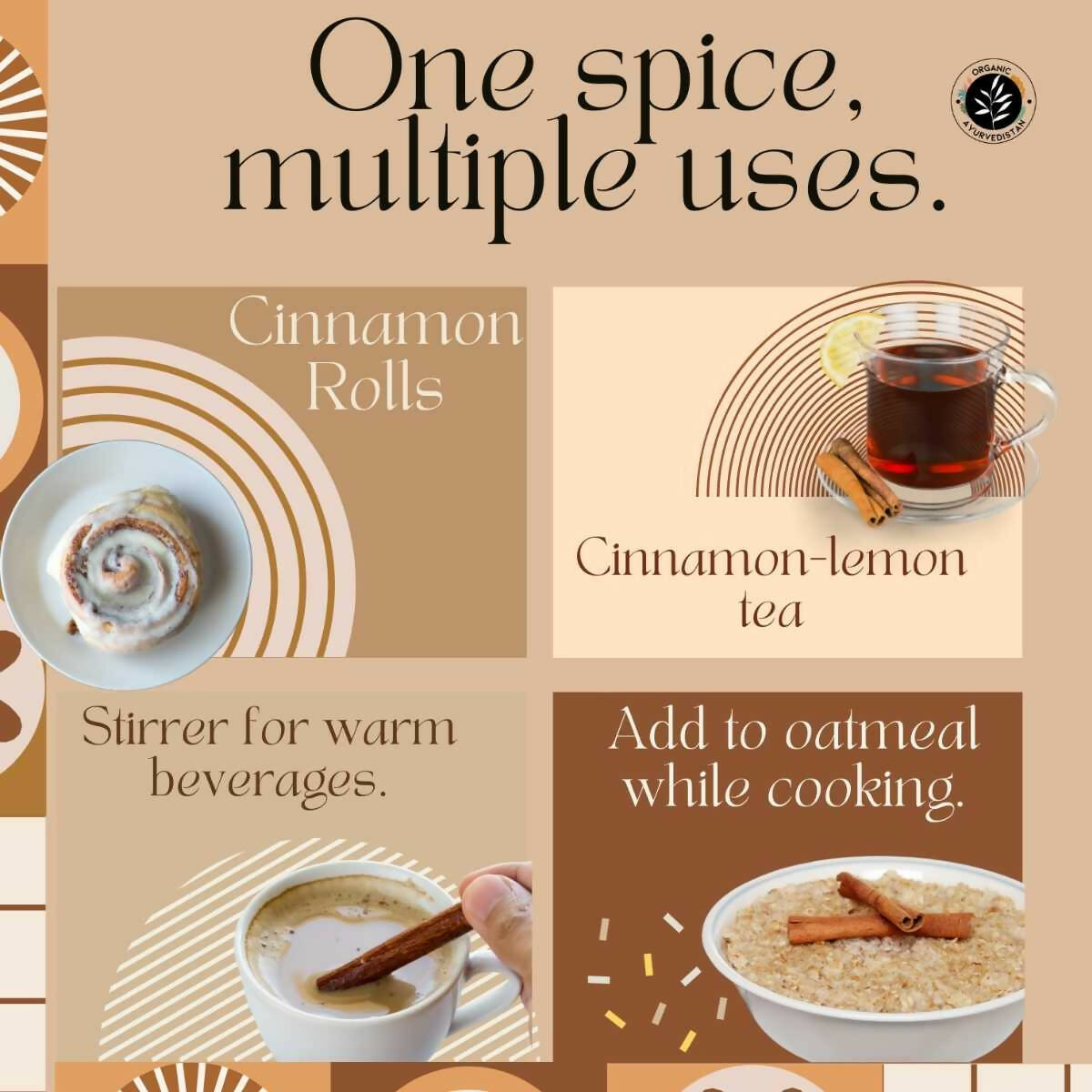 Organic Ayurvedistan Ceylon Cinnamon Powder Organic Ayurvedistan