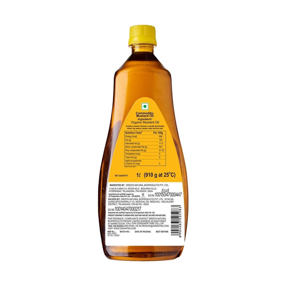 24 Mantra Organic Mustard Oil 24 Mantra Organic