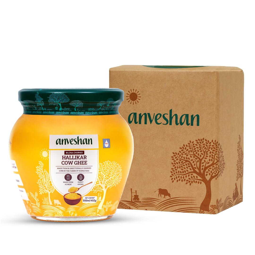 Anveshan A2 Desi Cow Ghee | Pure, Natural & Healthy Ghee | A2 Gir Cow Ghee Anveshan