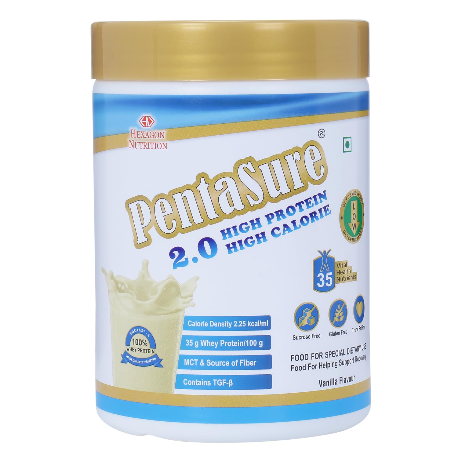PentaSure 2.0 High Protein Powder - Vanilla Flavor - Safuron