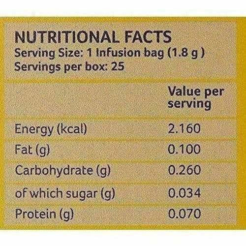 Organic India Tulsi Green Tea Lemon Ginger 25 Tea Bags Organic India