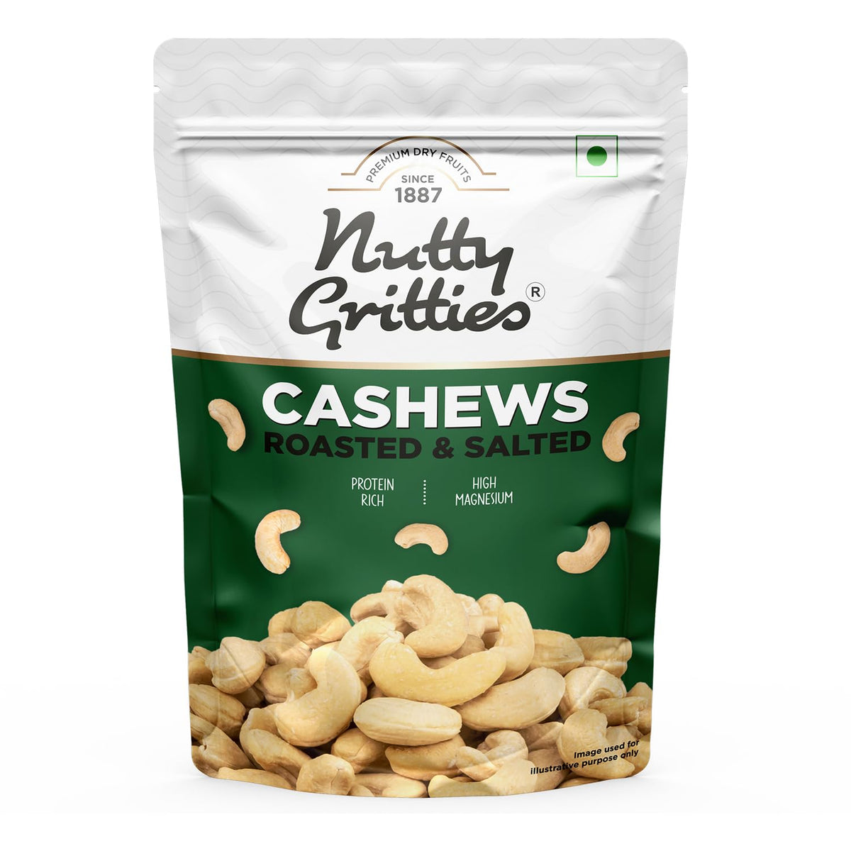Nutty Gritties Jumbo Roasted Cashew Nuts Lightly Salted - Safuron