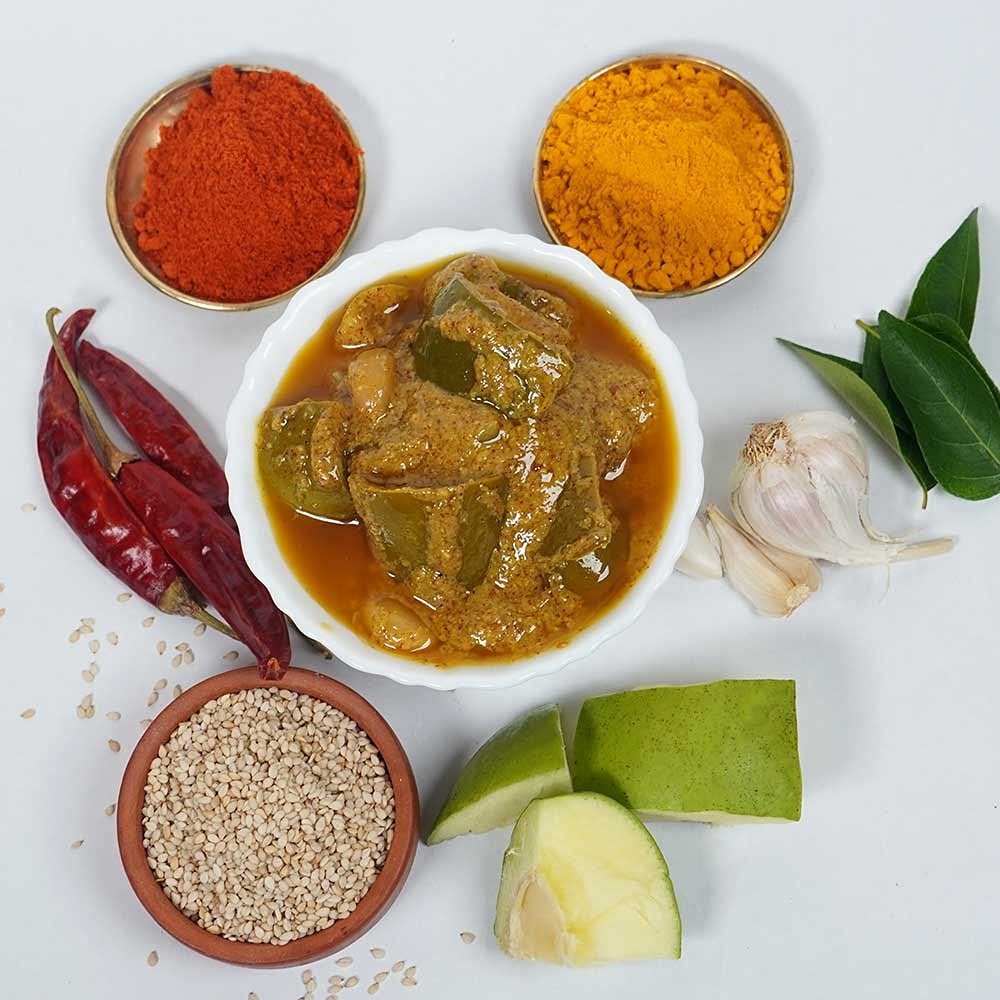 Madhura Pickles Nuvvulu Avakai Pickle - Safuron