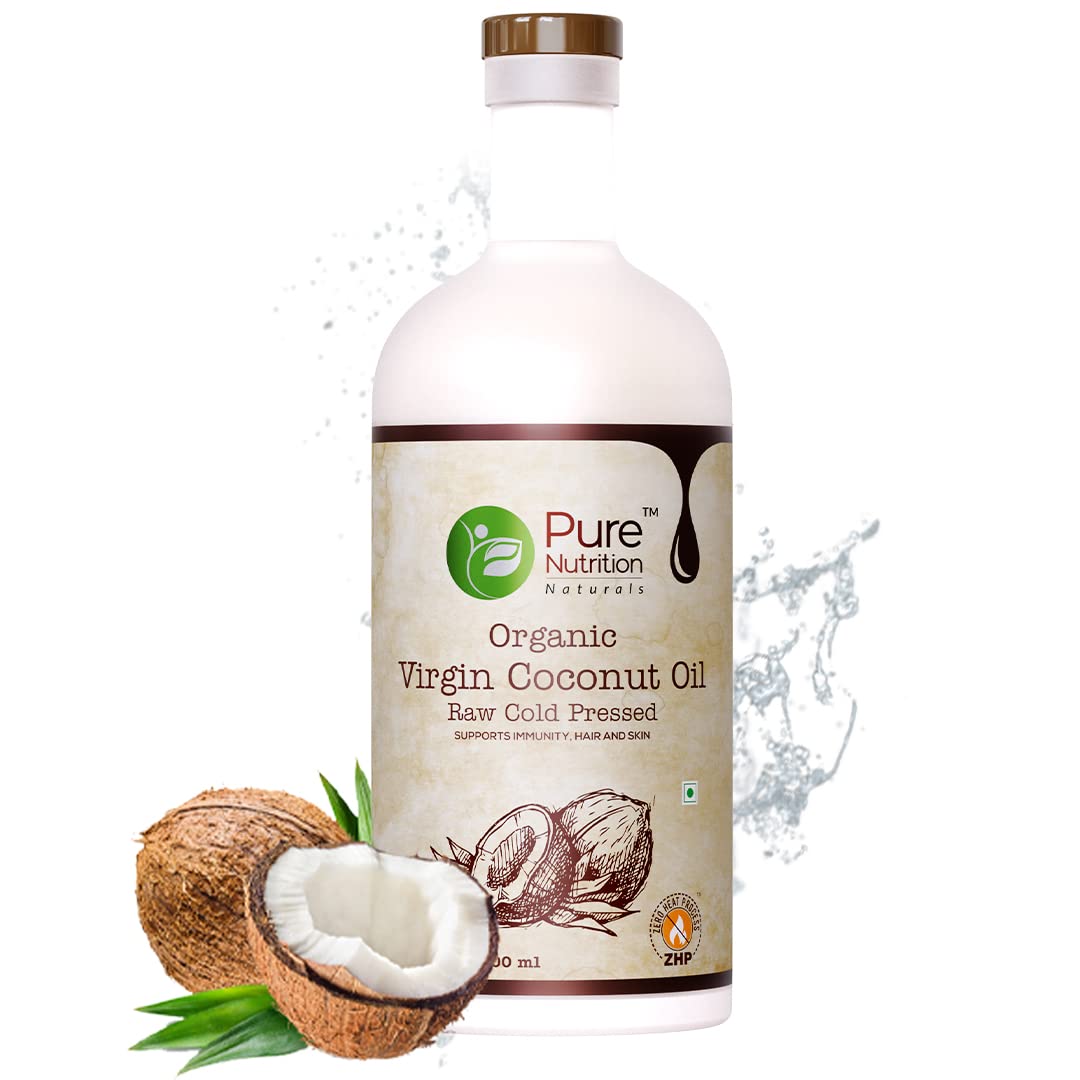 Pure Nutrition Cold Pressed Raw Virgin Coconut Oil - Safuron