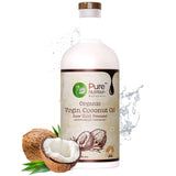 Pure Nutrition Cold Pressed Raw Virgin Coconut Oil - Safuron