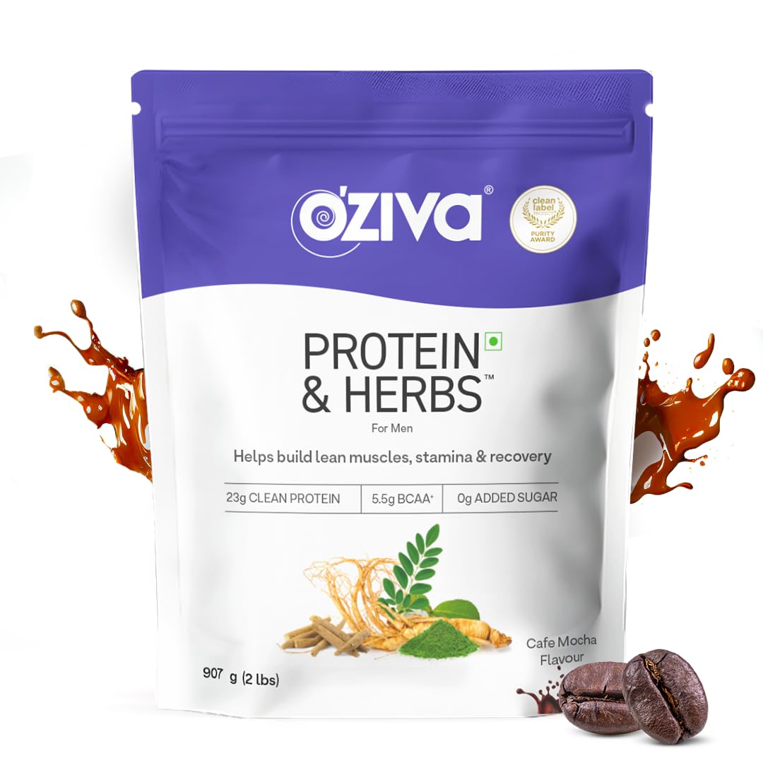 OZiva Protein & Herbs for Men - Safuron