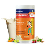 Gritzo SuperMilk Height+ (7-12y Girls), 10g Protein (Creamy Vanilla) - Safuron