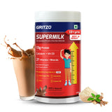 Gritzo Supermilk Height+ Health Drink For 13+Y Boys - Double Chocolate Gritzo