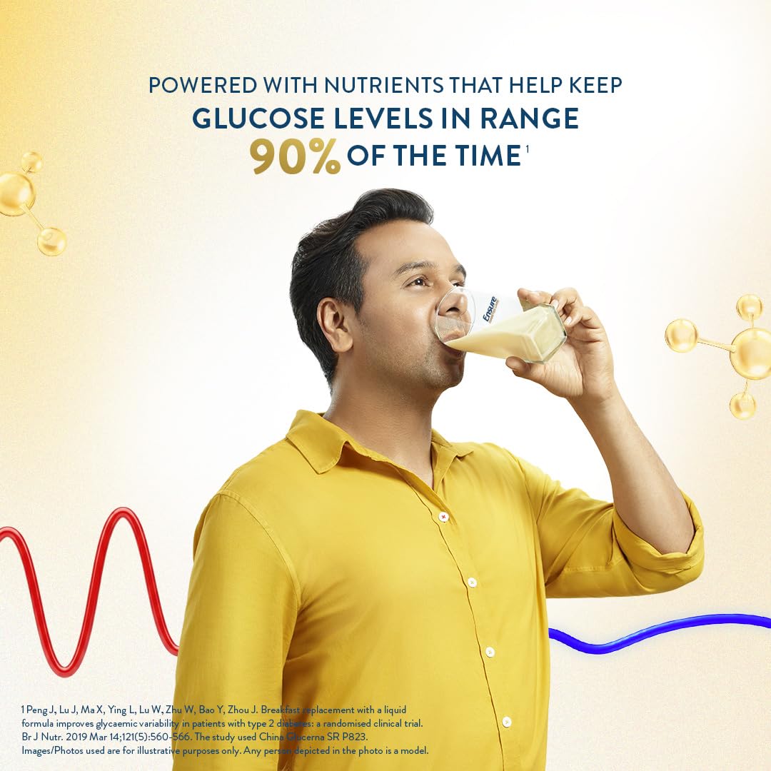 Ensure Diabetes Care Powder Vanilla Flavour - Sugar Free Health Drink Ensure