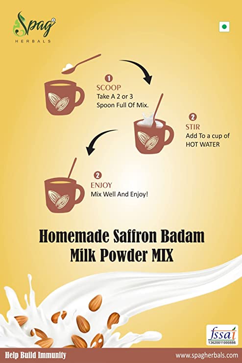 Spag Herbals Chocolate Badam Health Drink Instant Premix Powder Spag Herbals