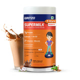 Gritzo Supermilk Weight+ for Boy/Girl 7 to 12 years (Double Chocolate) - Safuron