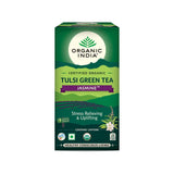 Organic India Tulsi Green Tea Jasmine 25 Tea Bags - Safuron