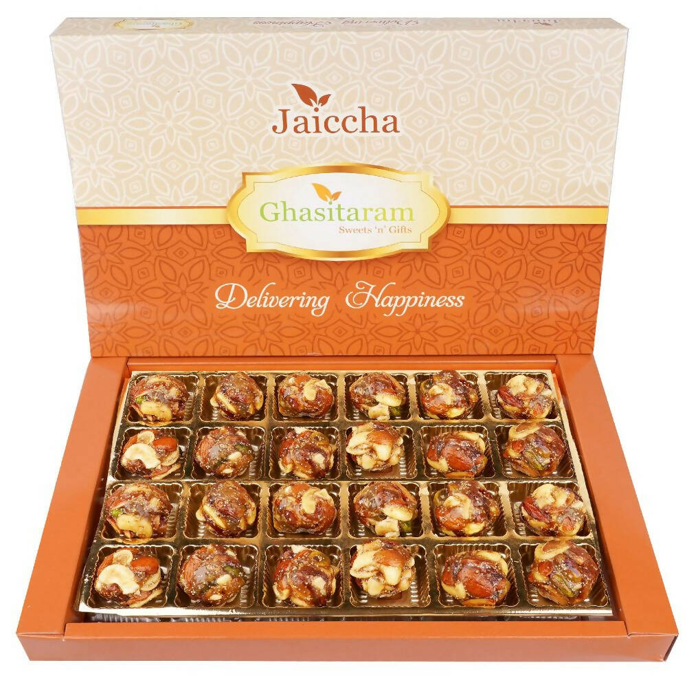 Ghasitaram Dry Fruit Laddoos with No Added Sugar - Safuron