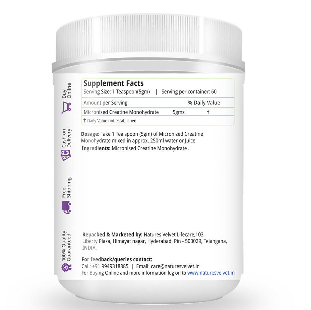 Nature's Velvet Creatine Powder Nature's Velvet