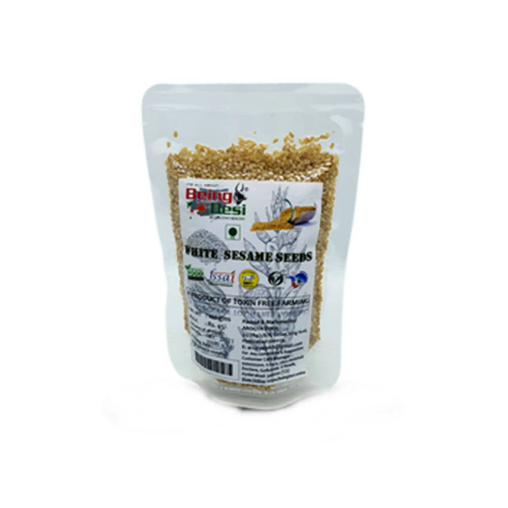 Being Desi White Sesame Seeds - Safuron