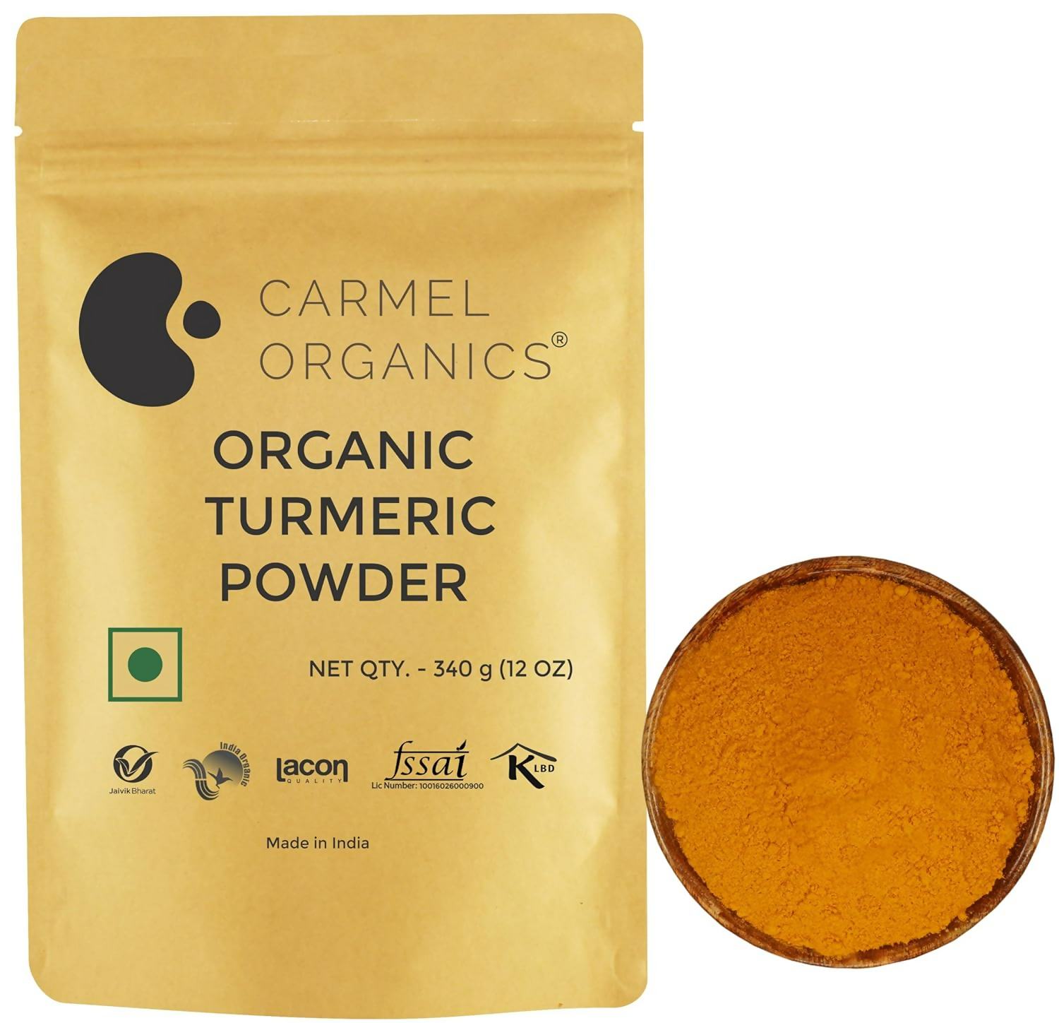 Carmel Organics Turmeric Root Powder Carmel Organics