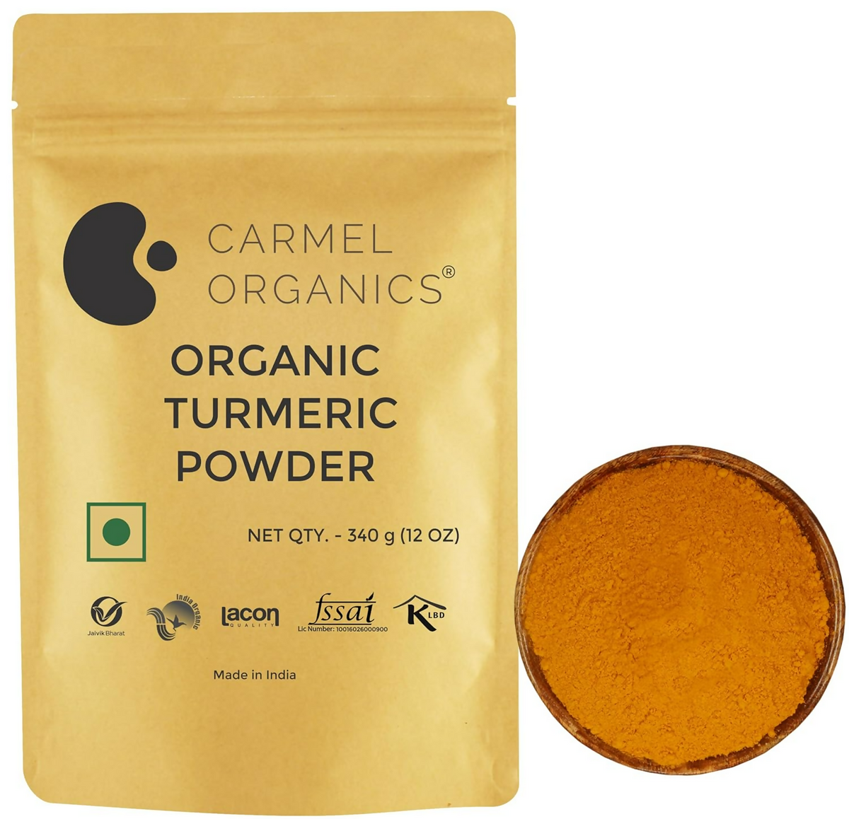 Carmel Organics Turmeric Root Powder Carmel Organics