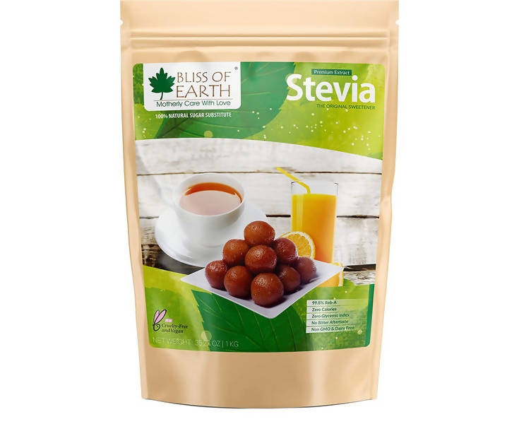 Bliss of Earth 99.8% Reb A Sugarfree Stevia Powder - Safuron