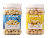 Pureheart Nutreat Combo of Natural Macadamia and Salted Roasted Macadamia - Safuron