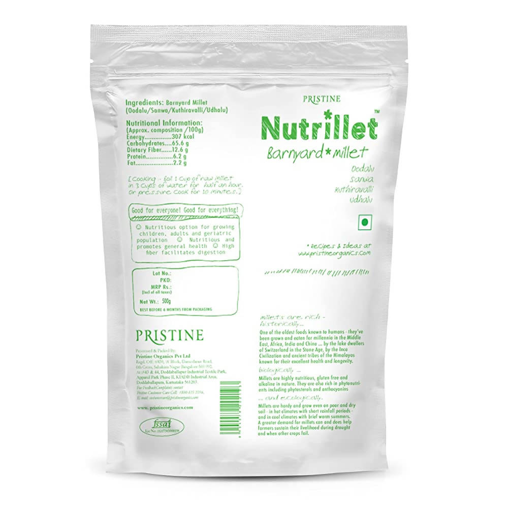 Pristine Nutrillet - Barnyard Millet Pristine