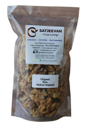 Satjeevan Organic Raw Akhrot Walnuts Satjeevan