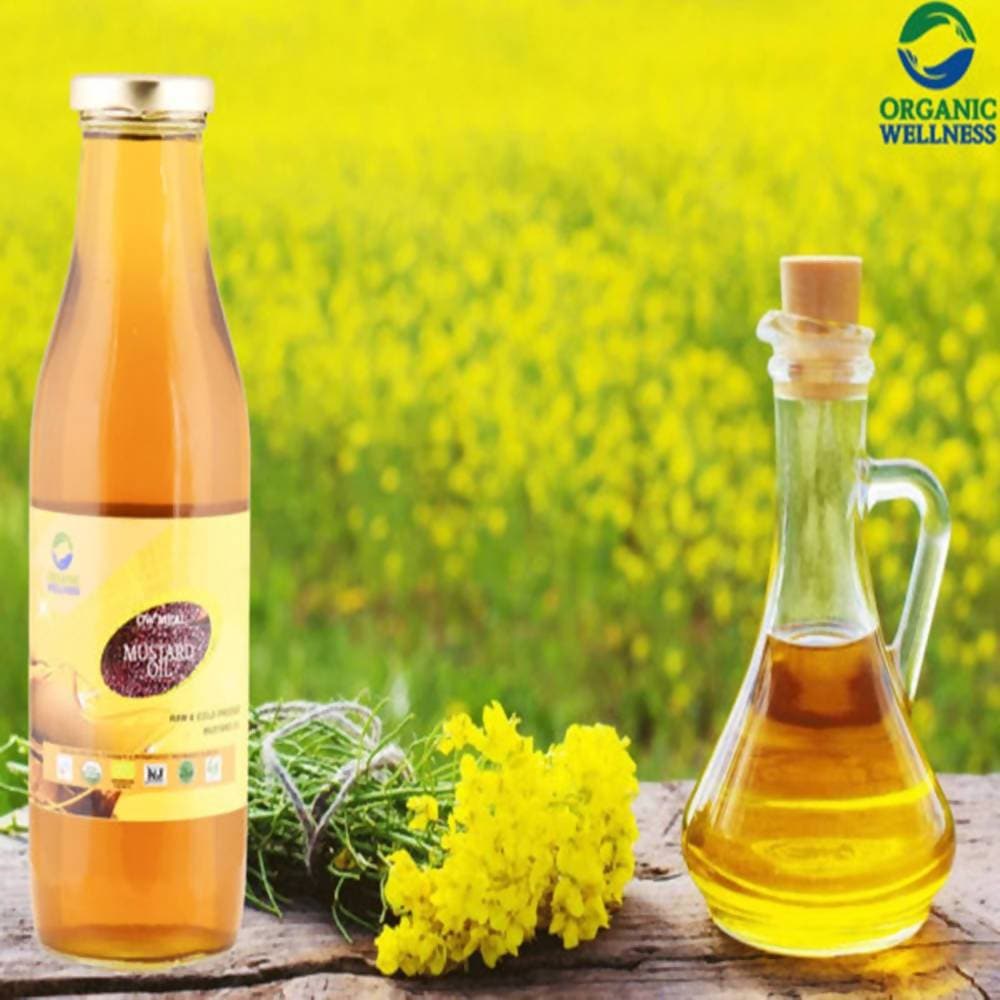 Organic Wellness Ow'meal Mustard Oil Raw & Cold Pressed Organic Wellness