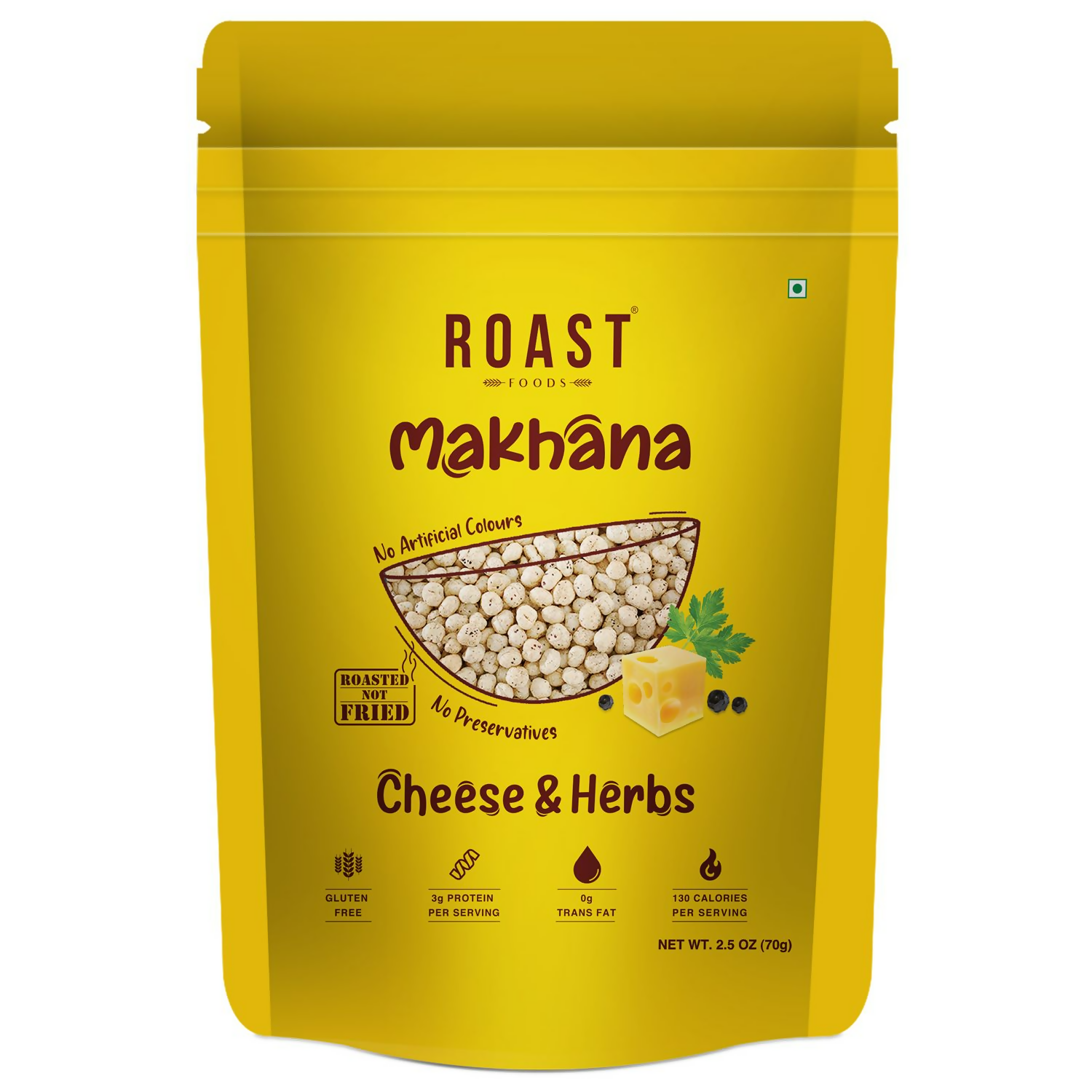 Roast Foods Makhana Cheese and Herbs Roast Foods