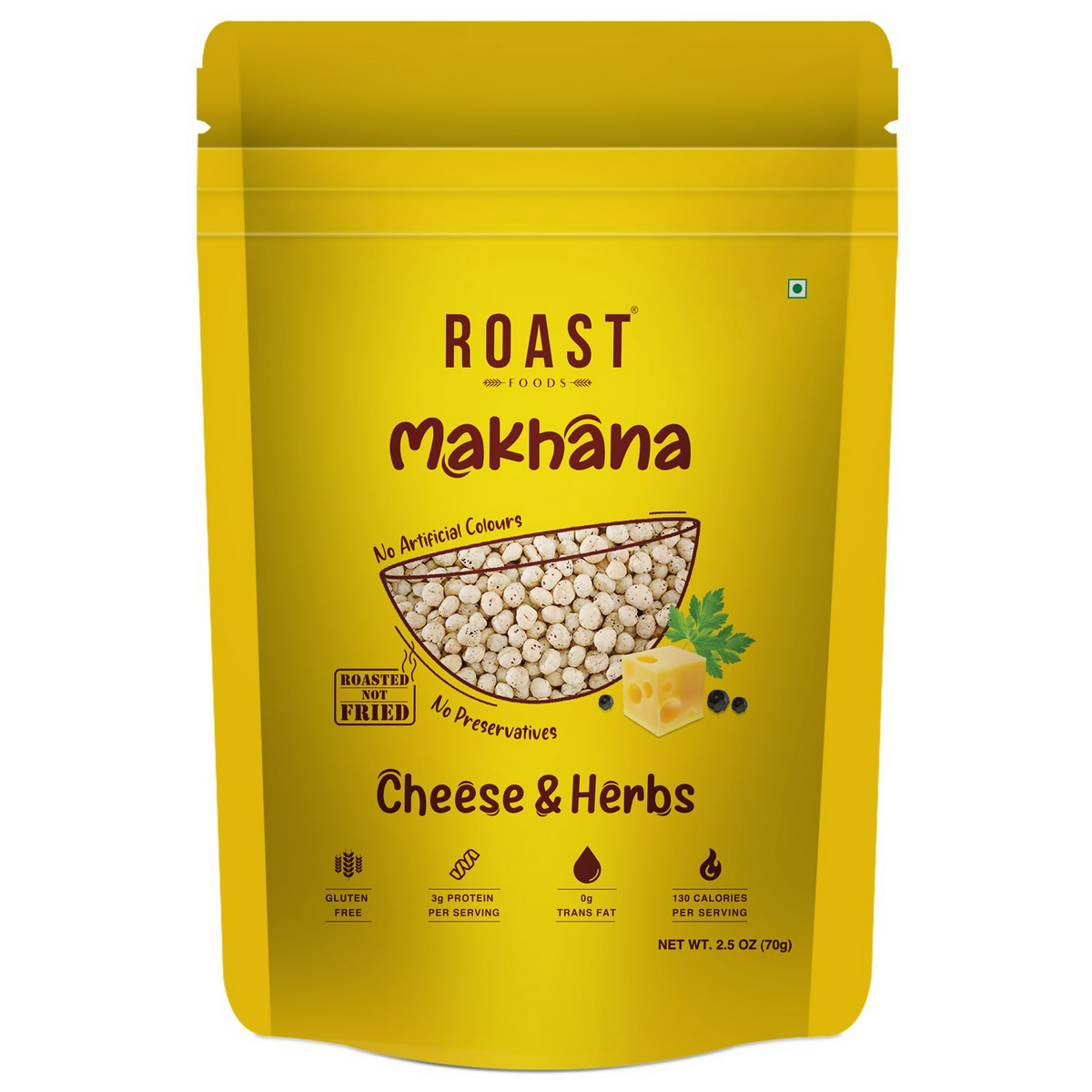 Roast Foods Makhana Cheese and Herbs Roast Foods