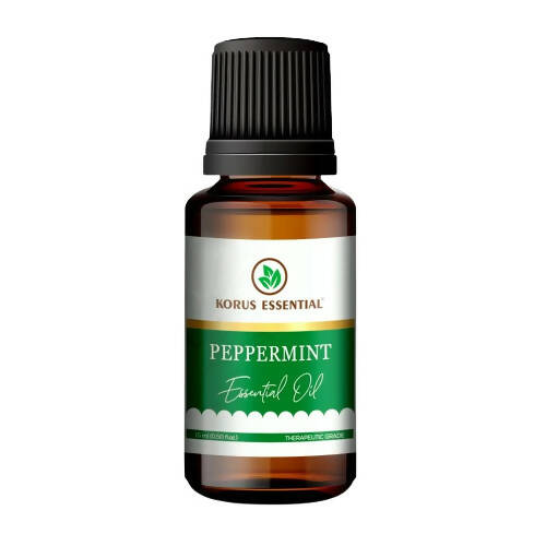 Korus Essential Peppermint Essential Oil - Therapeutic Grade - Safuron