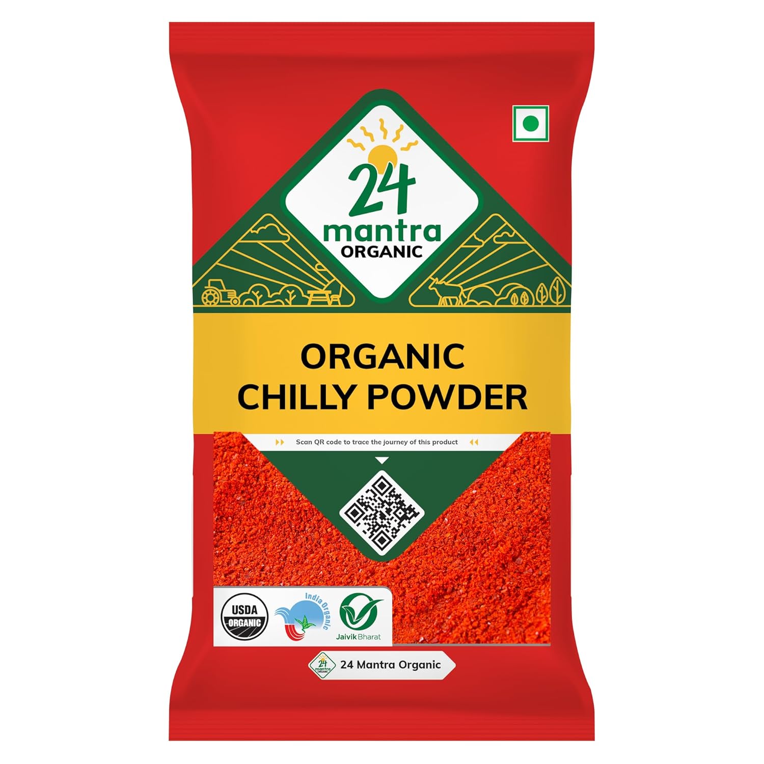 24 Mantra Organic Chilli Powder - Safuron