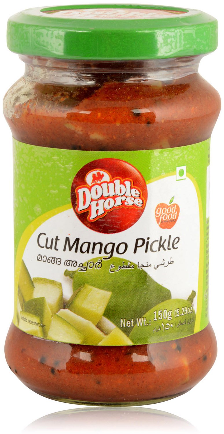 Double Horse Cut Mango Pickle - Safuron