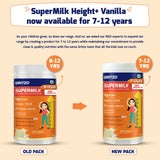 Gritzo SuperMilk Height+ (7-12y Girls), 10g Protein (Creamy Vanilla) Gritzo