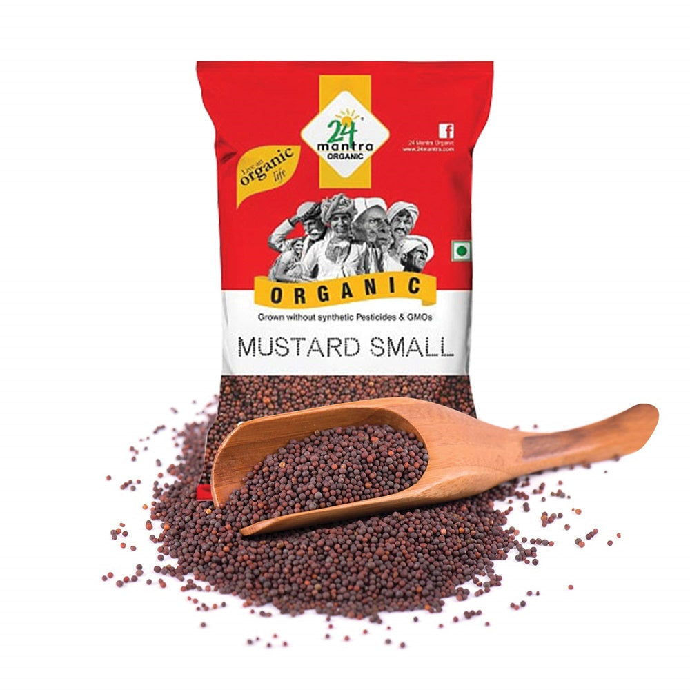 24 Mantra Organic Mustard Seeds (Small) 24 Mantra Organic
