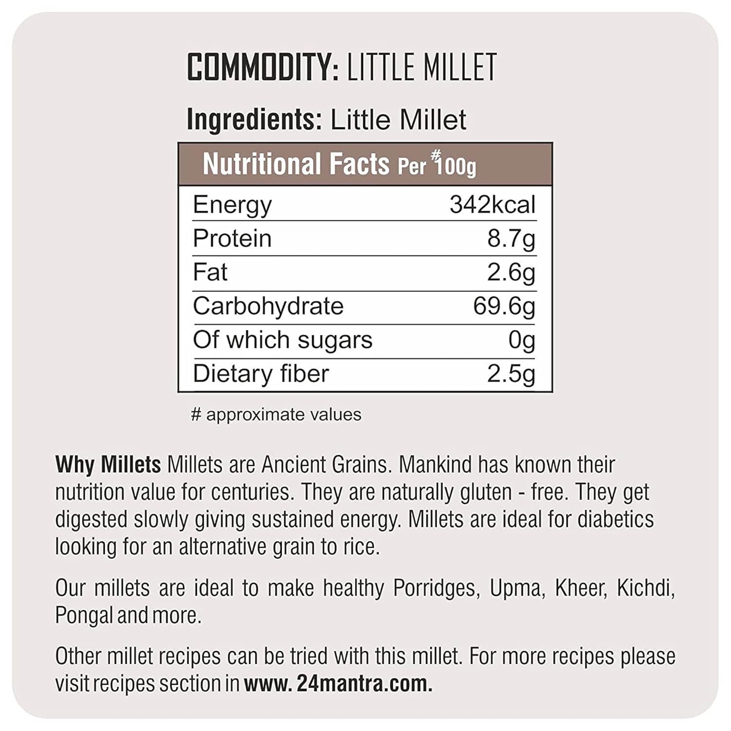 24 Mantra Organic Little Millet 24 Mantra Organic