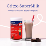 Gritzo Supermilk Overall Growth Powder 13+Y (Teen Athletes), Health Drink For Boys Gritzo