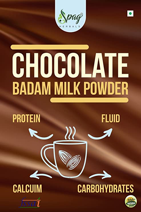 Spag Herbals Chocolate Badam Health Drink Instant Premix Powder Spag Herbals