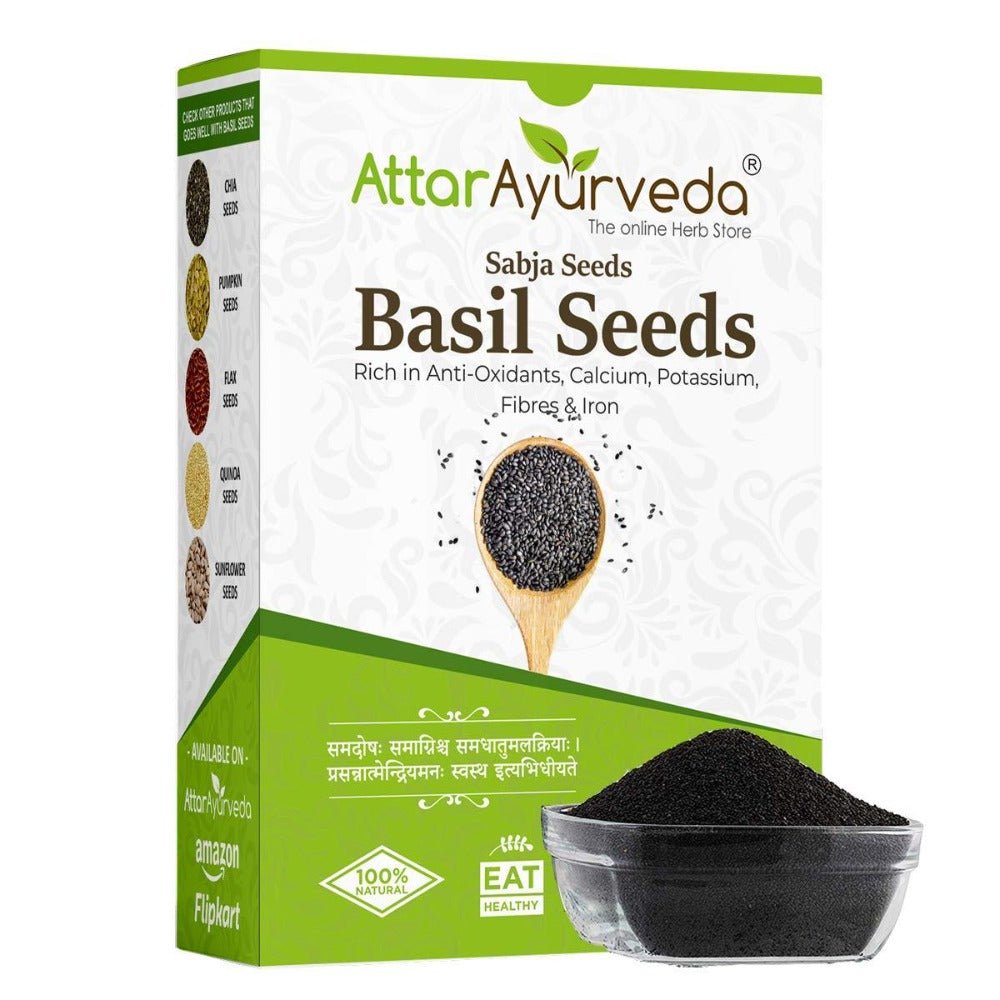 Attar Ayurveda Sabja Basil Seeds Attar Ayurveda