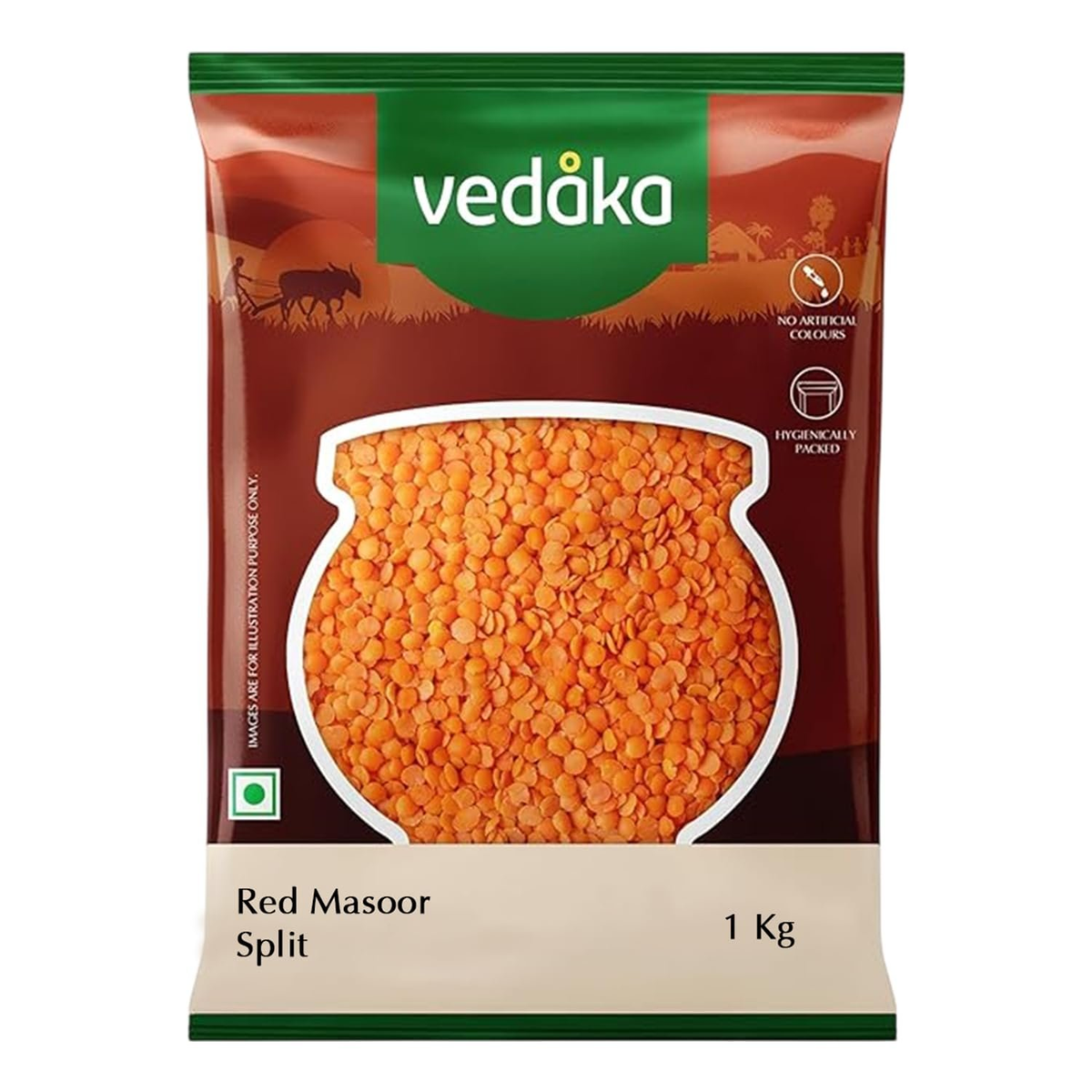 Vedaka Red Masoor Dal Split Vedaka