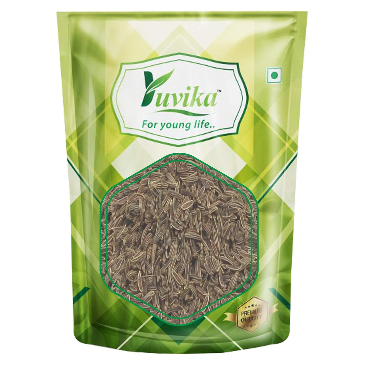 Yuvika Shahi Jeera | Jeera Kala Asli - Centratherum Anthelminticum - Green Cumin - Safuron