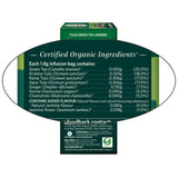 Organic India Tulsi Green Tea Jasmine 25 Tea Bags Organic India